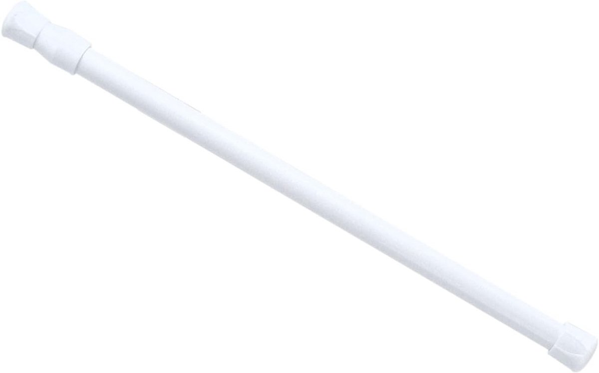 Verstelbare Spanningstang voor Douchegordijnen en Raamdecoratie - Uittrekbare Stang van Koolstofstaal (30~50cm) voor Badkamer en Keuken