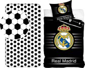 Real Madrid slaapkamerset; dekbedovertrek en hoeslaken