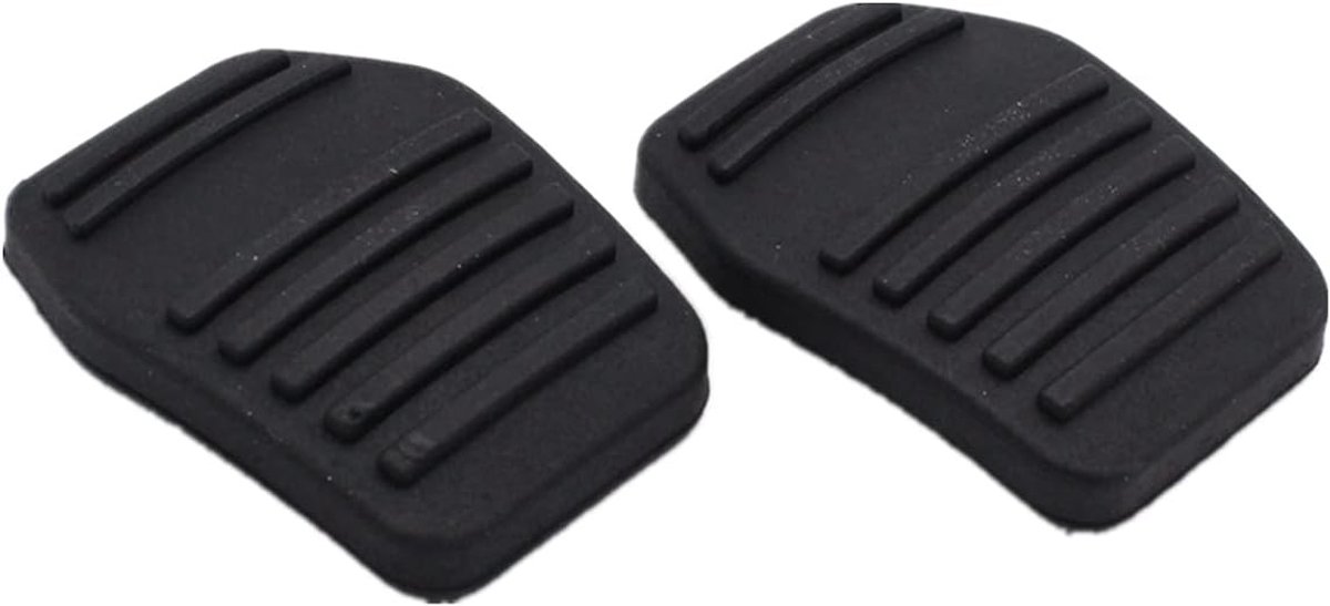 Rubberen Pedal Pads voor Koppeling en Rem - Geschikt voor MK6 & MK7 2000-2014, Duurzaam en Antislip, Verbeter de Rijervaring