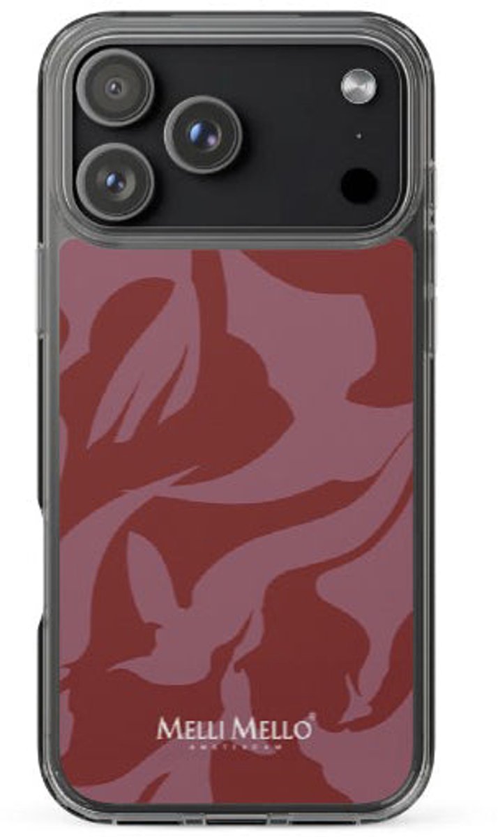 Melli Mello Telefoonhoesje Crimson Wave (Soft case) - Apple iPhone 17 Pro Max