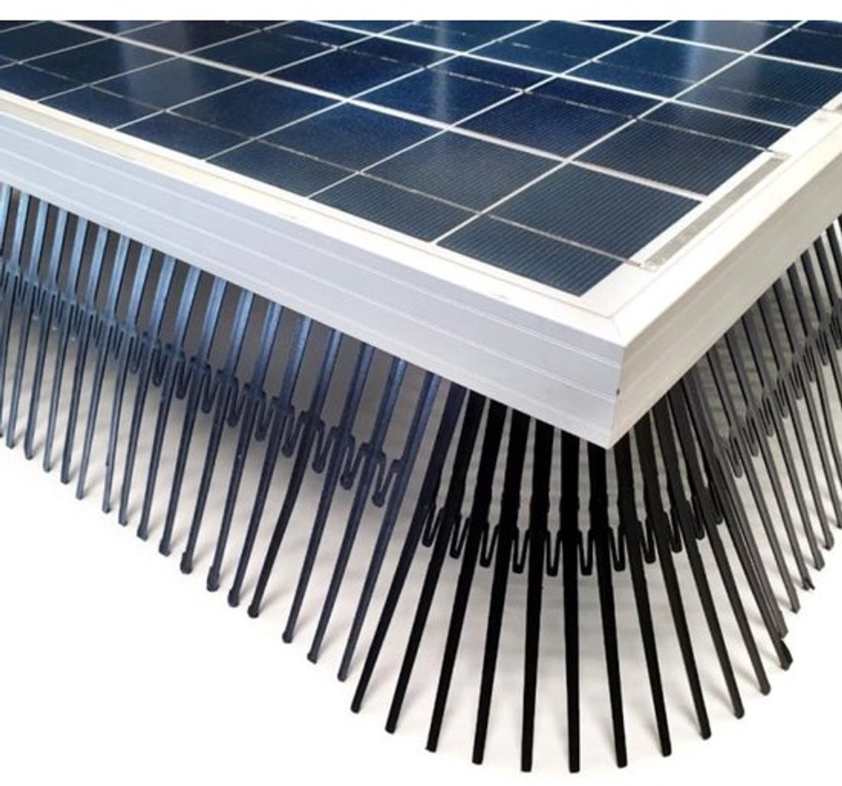 Zonnepaneel Vogelwering - PV Installatie Bescherming - Bescherming Installatie - Eenvoudige Montage - 10 Meter 12cm - Zwart