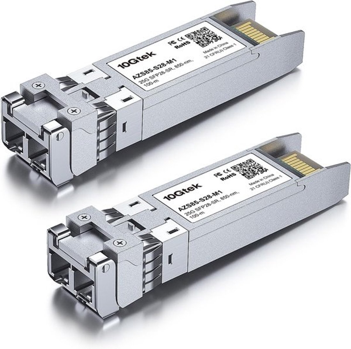 Netwerk Transceiver - SFP28 Module - Snelle Dataoverdracht - 100 Meter Bereik - 850nm MMF