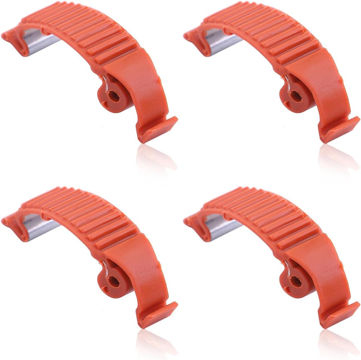 Cilinderkap Clips - Kettingzaag Onderdeel - Motoronderhoud - Vervangingsonderdeel - 4 Stuks - Oranje