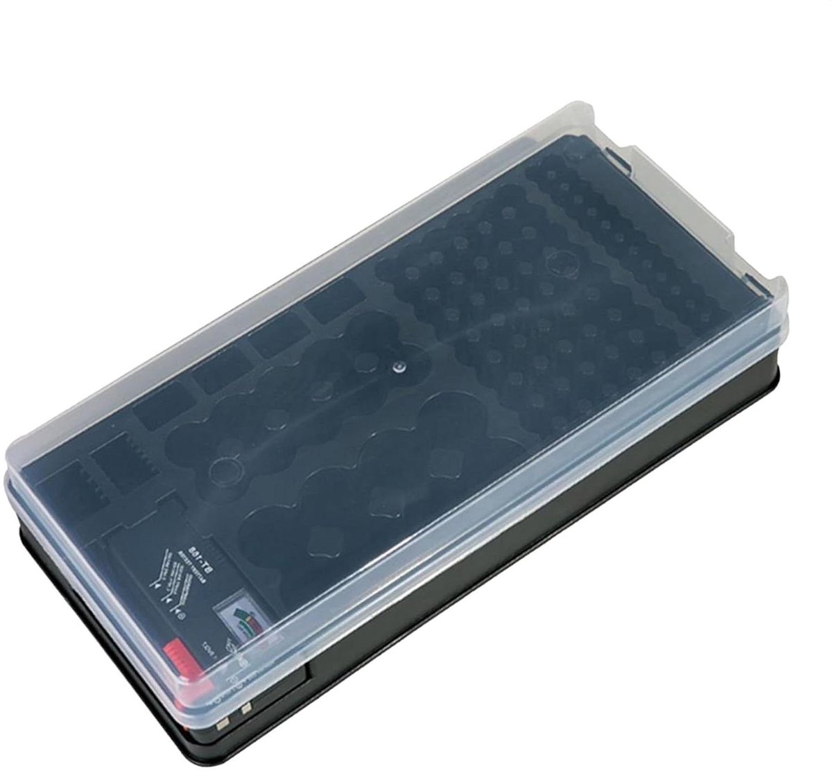 Batterij Organizer - Batterij Opbergdoos - Batterijen Beheren - Scheidt Nieuwe en Gebruikte - 116 Cellen - Zwart