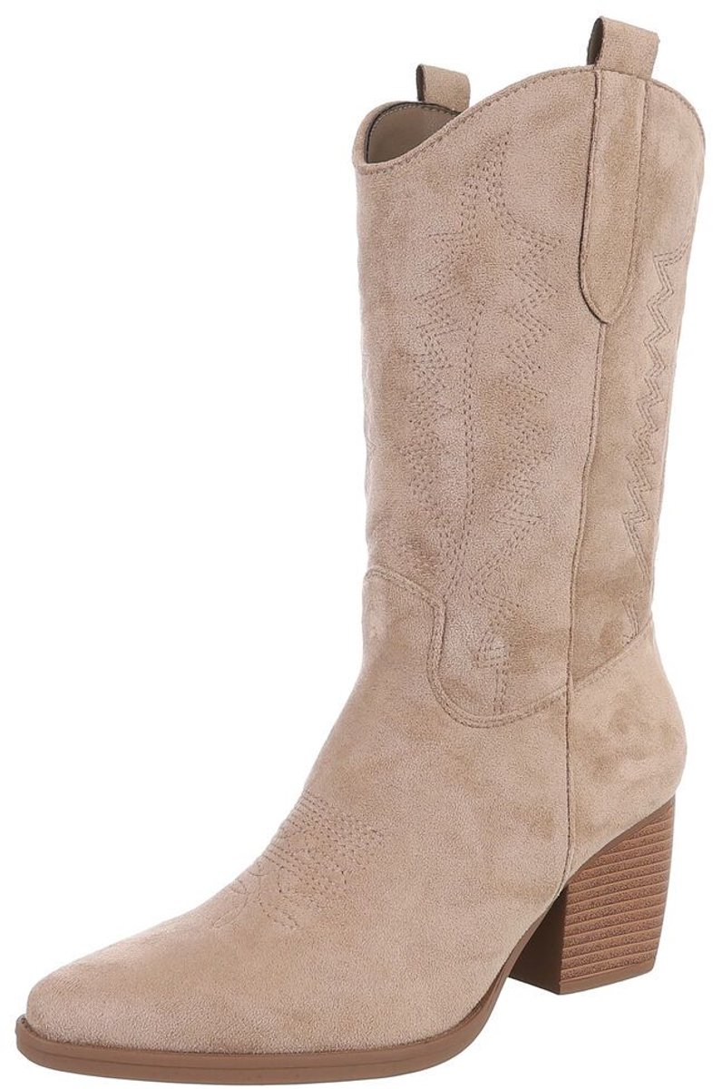 Laarzen - Western stijl blokhak - Dames Mt:40