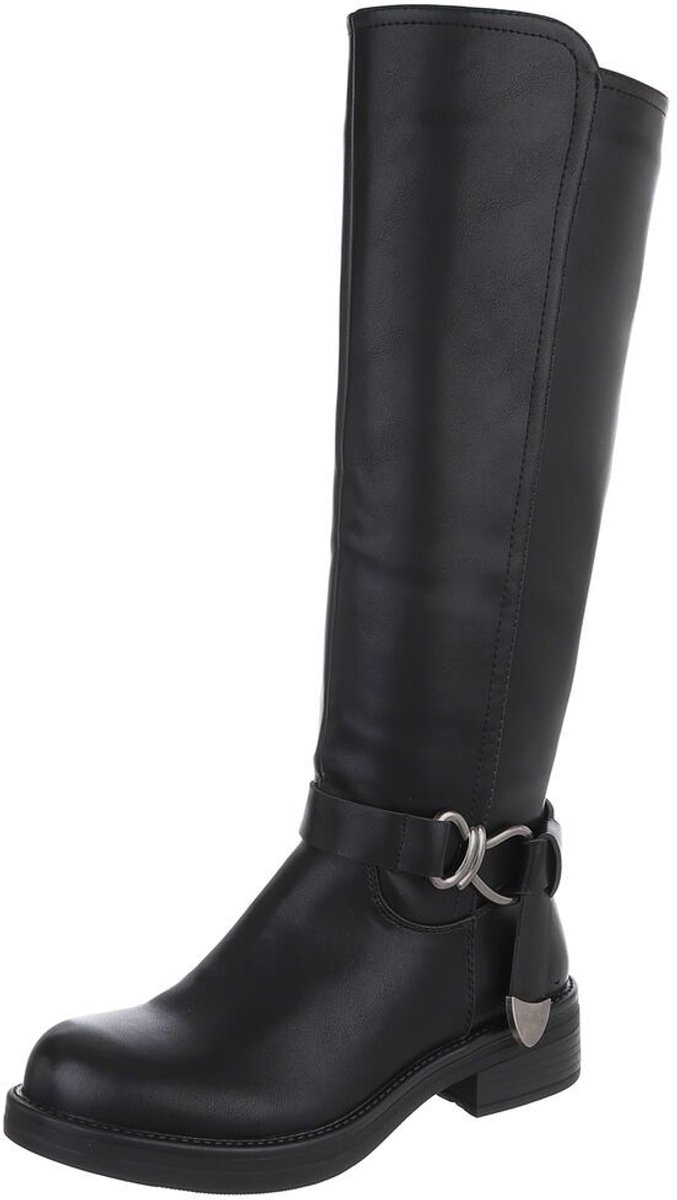 Hoge laars - decoratief detail - dames Mt:36