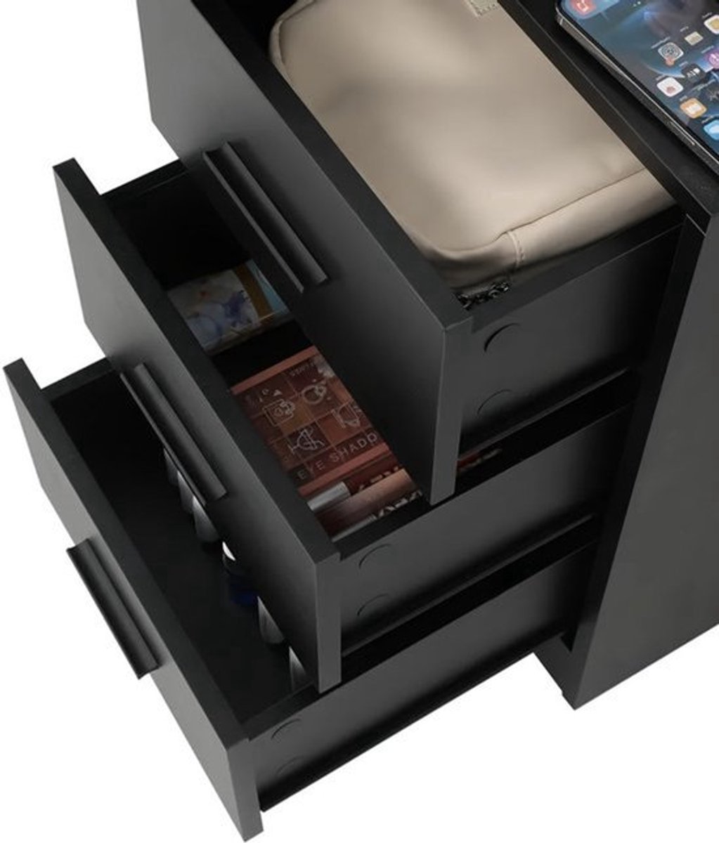 Bureau – Werkplek – Bureautafel – Computertafel – Meubel – Modern Design – 5 Lades & Spieg