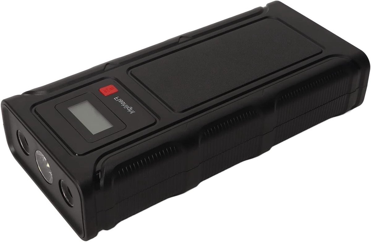 Draagbare Starthulp Auto - Jump Starter Accu - Auto Starten - 2000A Piekstroom - 18000 mAh - Zwart