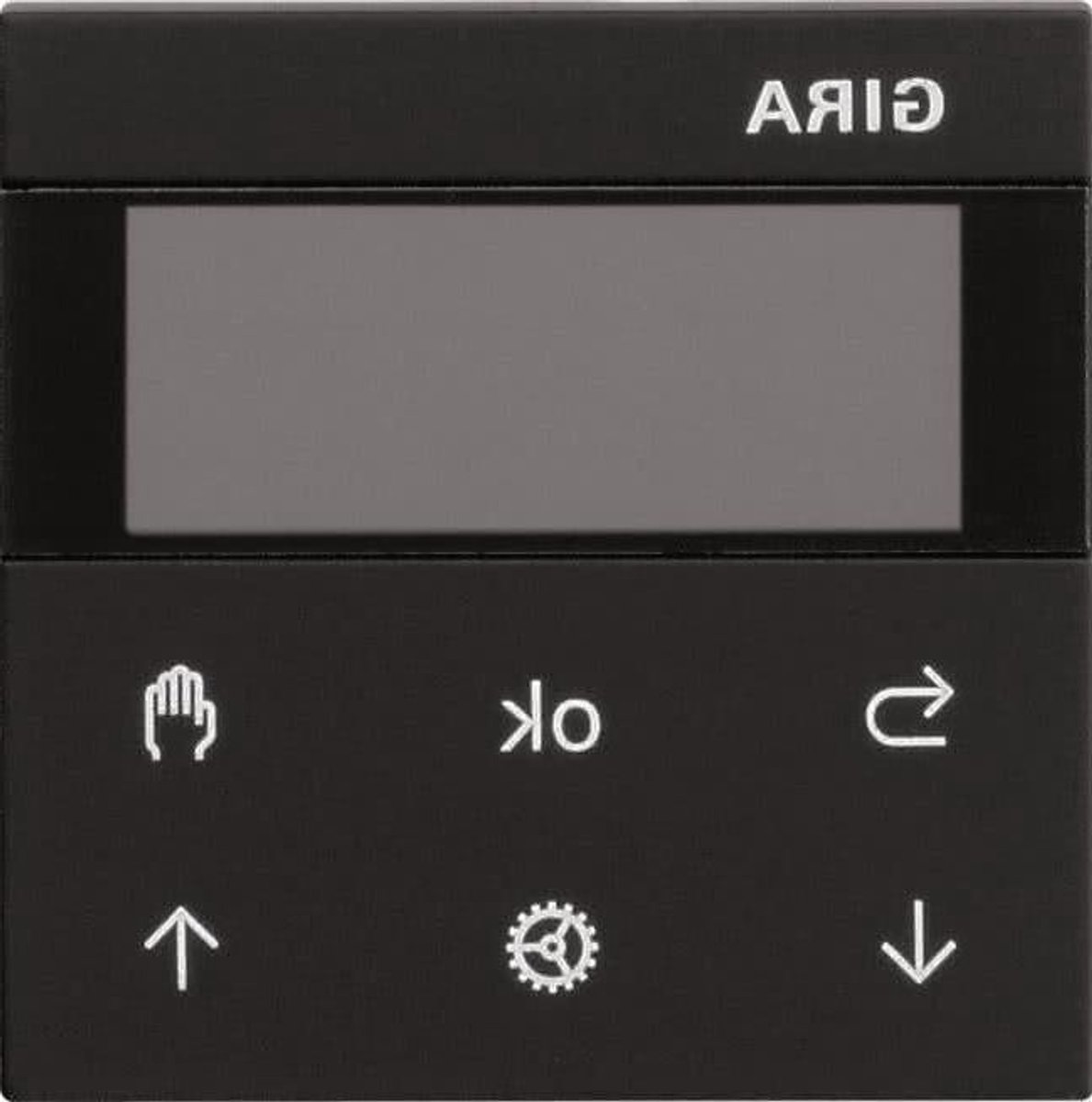 Jaloezie Schakelklok - Timer Blinds - Elektrische Consumenten Regelen - Met Afdekking - Systeem 55 - Mat Zwart