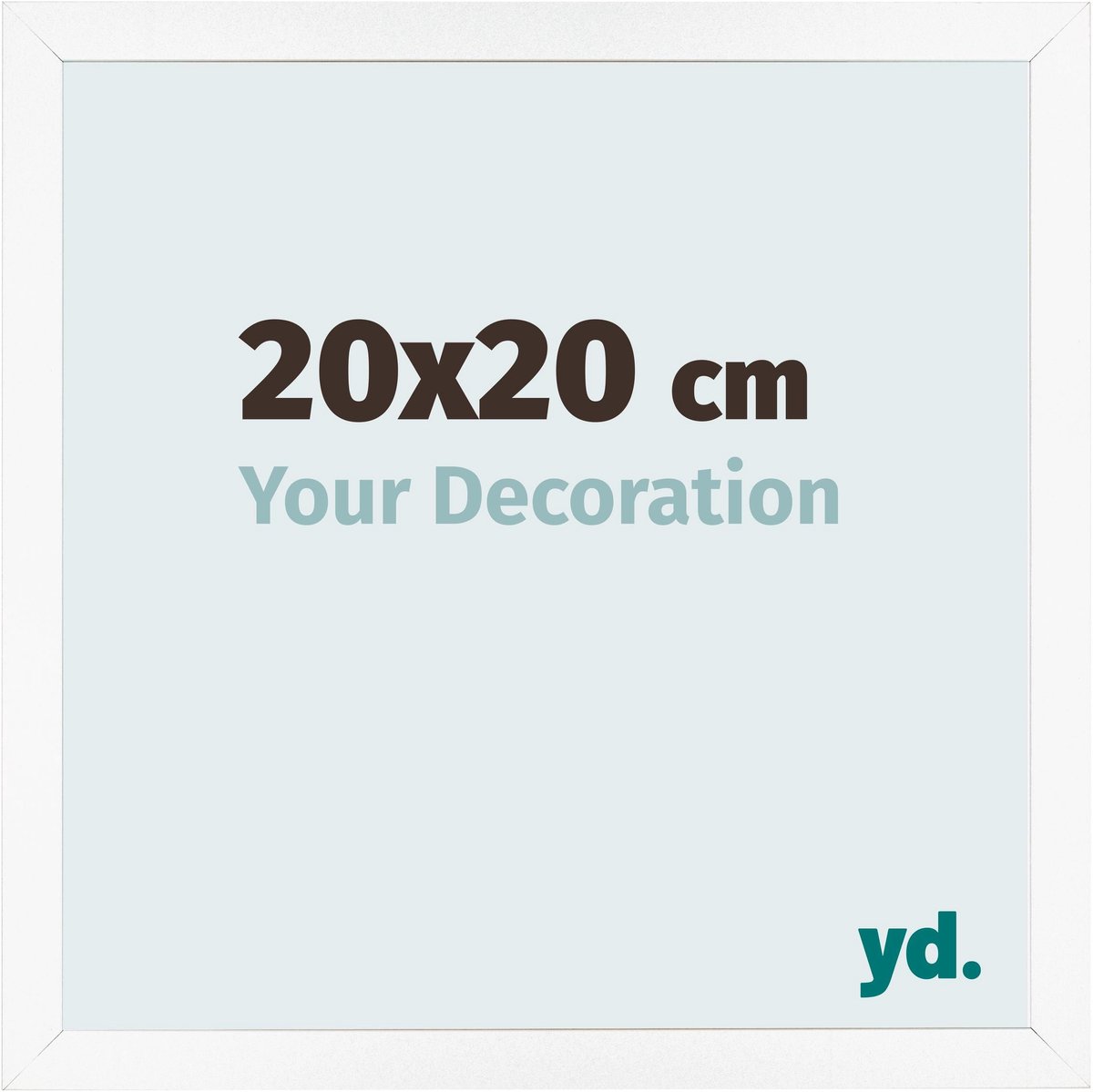 Your Decoration - Fotolijst 20x20 cm - MDF - Wit Mat - Bologna