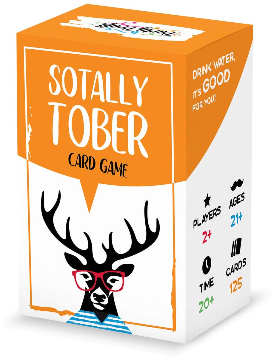 SnelShoppen - Sotally Tober Drinkspellen voor Volwassenen, Leuk Kaartspel voor Feesten, Gezelligheid, 2-10 Spelers, Ideaal voor Avondjes Thuis, Verjaa