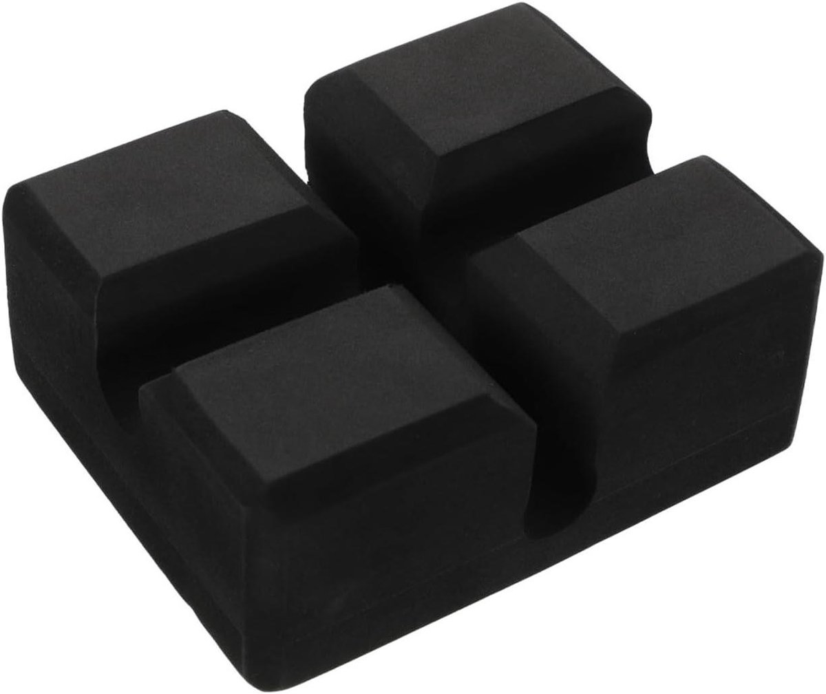 Bankdruk Assistent - Borstblok Bankdrukken - Kracht Training - Meerdere Hoogtes - 18x18x7.5CM - Zwart
