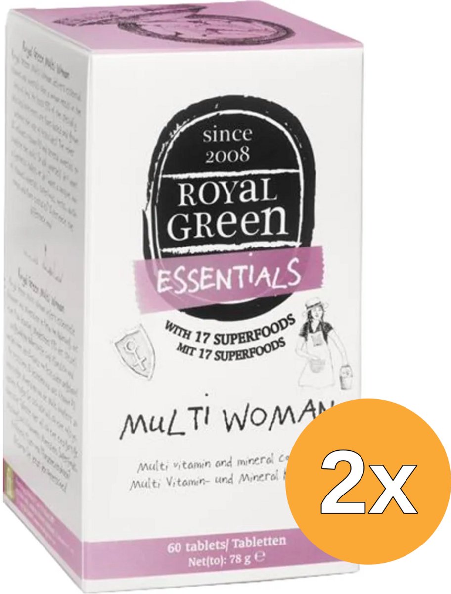 2x Royal Green Multi woman (60 tabletten)