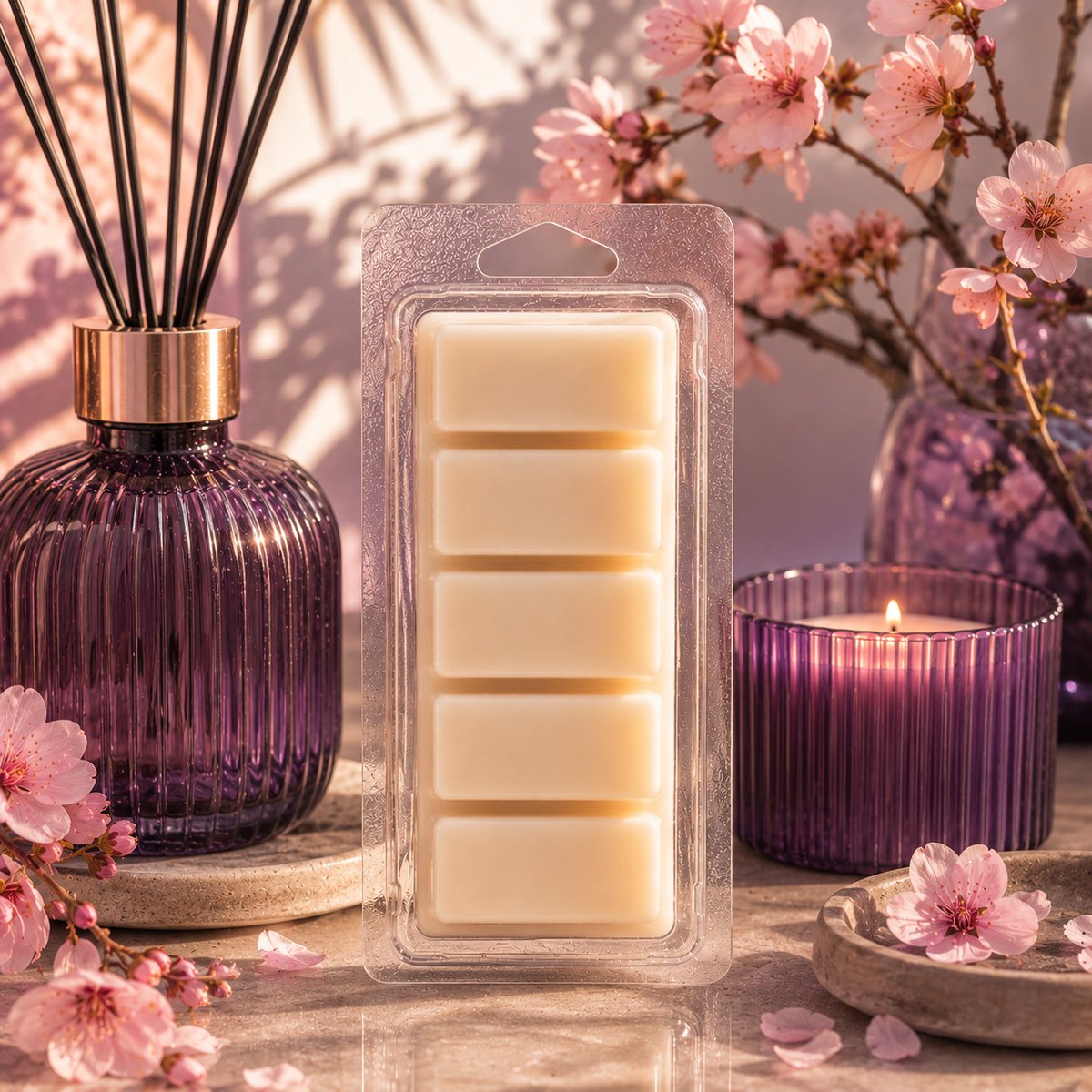 Waxmelts Yoza & Kura - Good Habits - Snapbar - Wellnessgeur - Spa geur - 55 gram - 100 % Sojawas - Handmade - Dierproefvrij - Vegan - Huisparfum - Wax melt - Voor in geurbrander - Voor in waxbrander - Geur in huis - Geurkaars