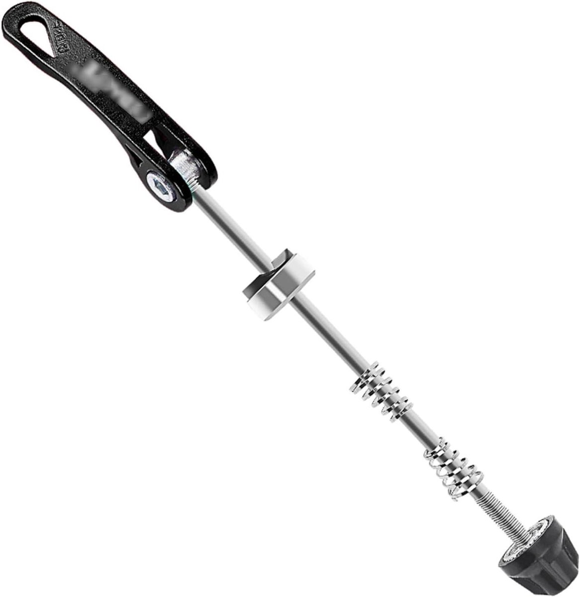 Fiets Snelspanners - Wielassen Assen - Wielen Verwisselen - Lichtgewicht Aluminium - 145 mm - Zwart