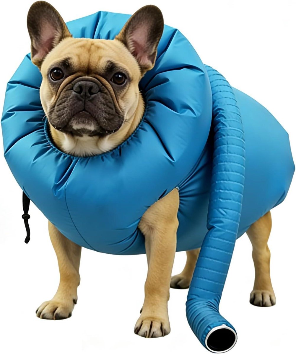 Honden Droger - Huisdier Droogzak - Vachtverzorging Huisdier - Voorkomt Brandwonden - Verstelbaar - Grijs
