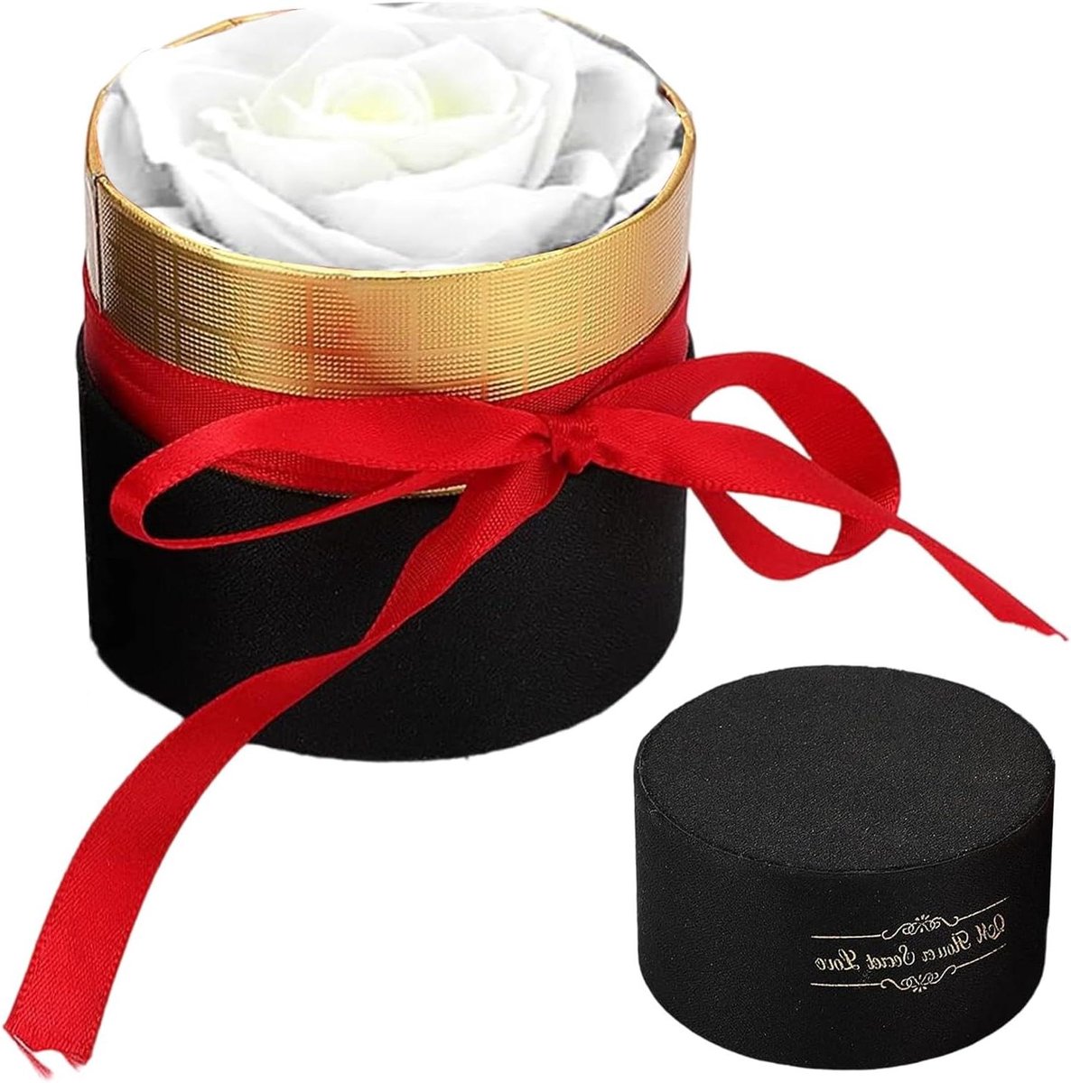Eeuwige Rozen Doos - Bewaarde Bloemen - Decoratie en Cadeau - Echte Rozen Handgemaakt