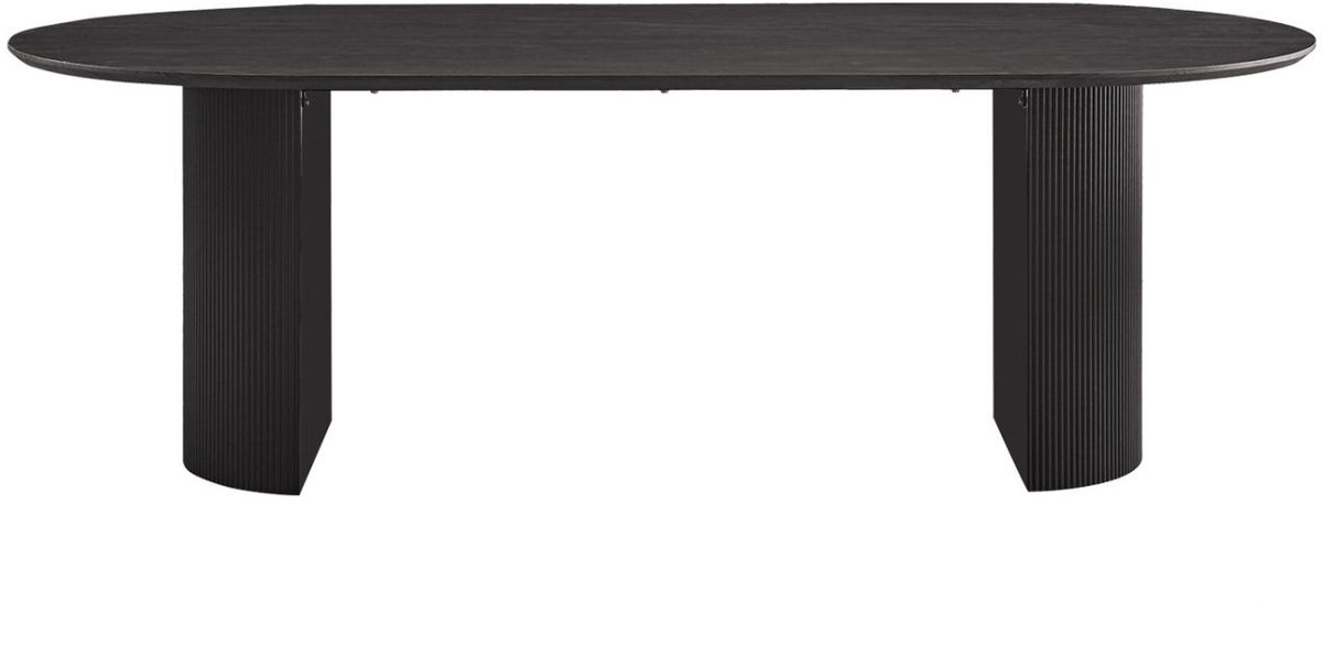 Rousseau Tafel 'Lagos' 220 cm Ovaal Decor Donkerbruin