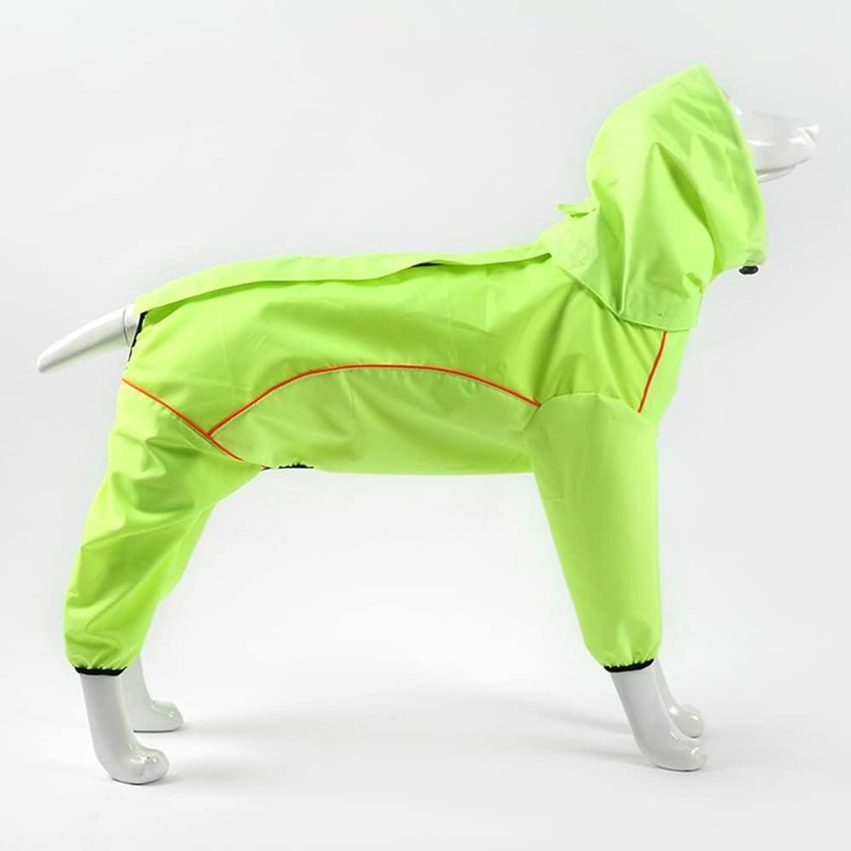 Honden Regenjas - Hondenkleding Waterdicht - Hond Uitlaten - Vierzijdige Pasvorm - Maat S - Groen