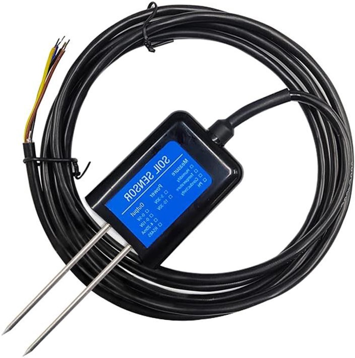 Bodem PH Sensor - Bodemvochtmeter PH - Planten Verzorgen - 0-5V Analoge Output - 10-30V DC - Grijs