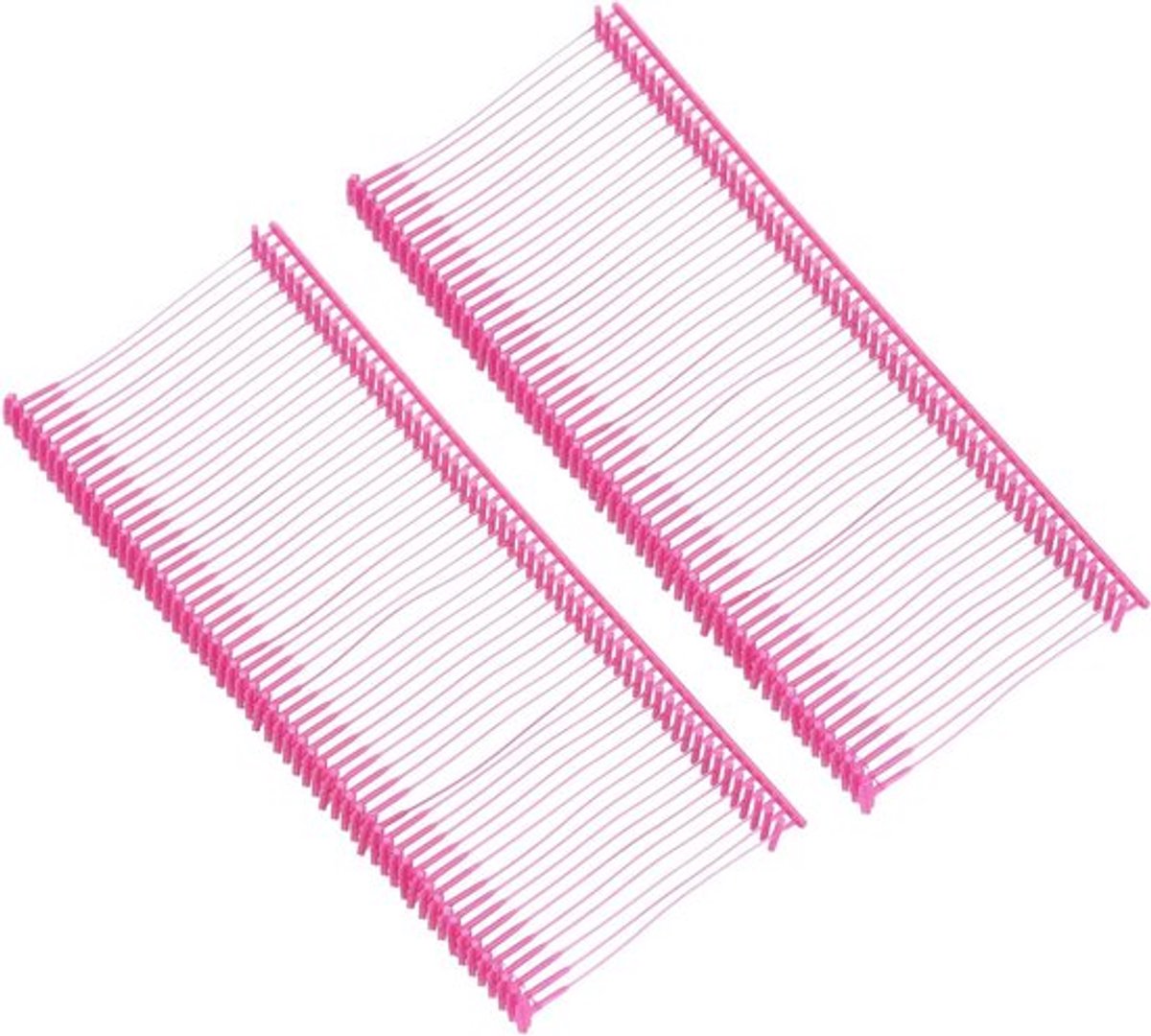 Tagging Vasteners voor Kledingprijs - Plastic - 35 mm - Pack van 3000 - Roze.