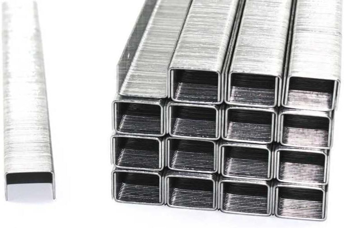 Standaard Nietjes - Nietjes Verzegeld - Documenten Bevestigen - Hoge Compatibiliteit - 50.000 stuks - Verzinkt