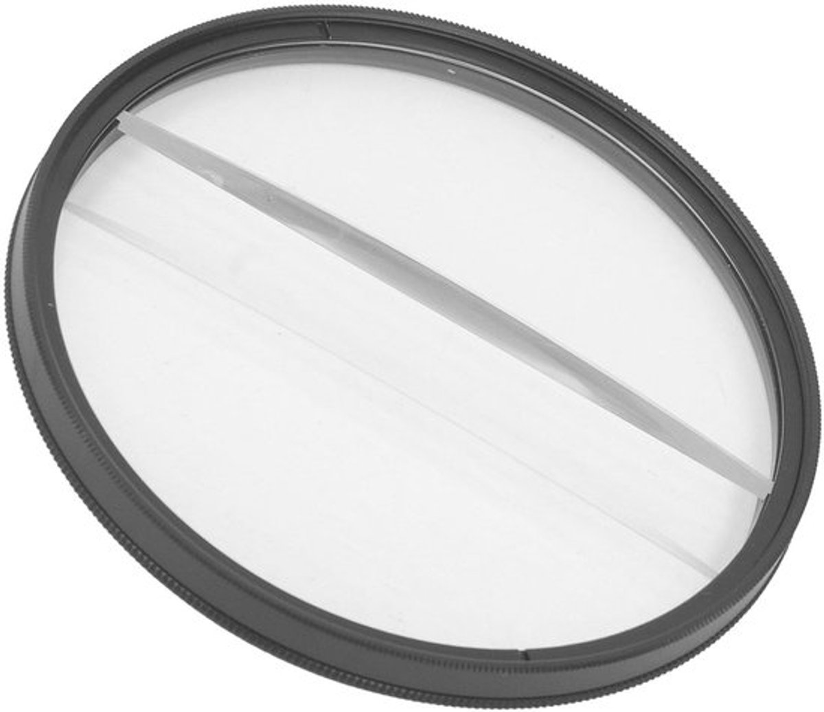 Dioptriefilter Dubbel Glas - Middenveld Gesplitst Filter - Speciaal Effectfilter - Blur Zoom Filter - 82MM - Geschikt voor SLR/DSLR-camera's - Camerafilter