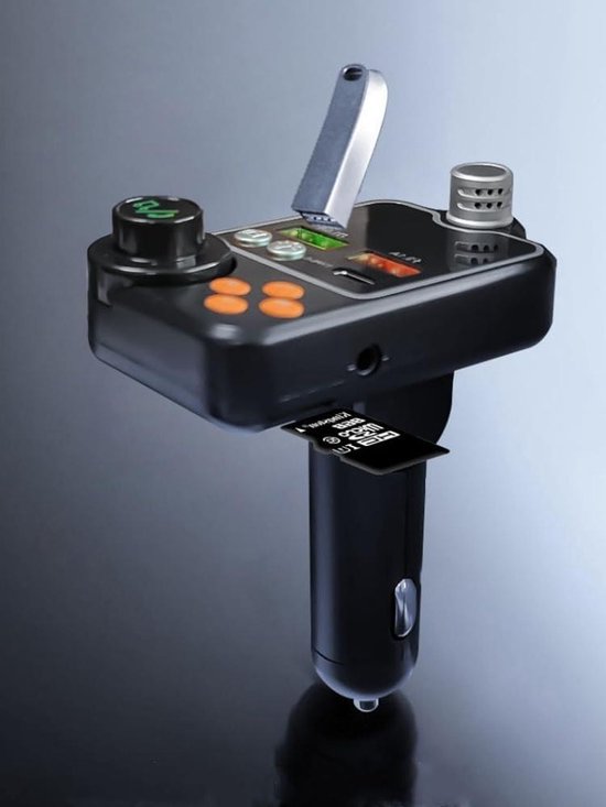 Bluetooth Autolader - FM-zender MP3-speler - Veilig Bellen Muziek - Dual USB Type C