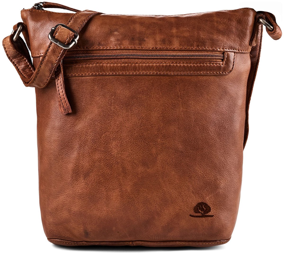 Greenburry Torro Lavado Crossbody tas Leder 28 cm - Dames - nut
