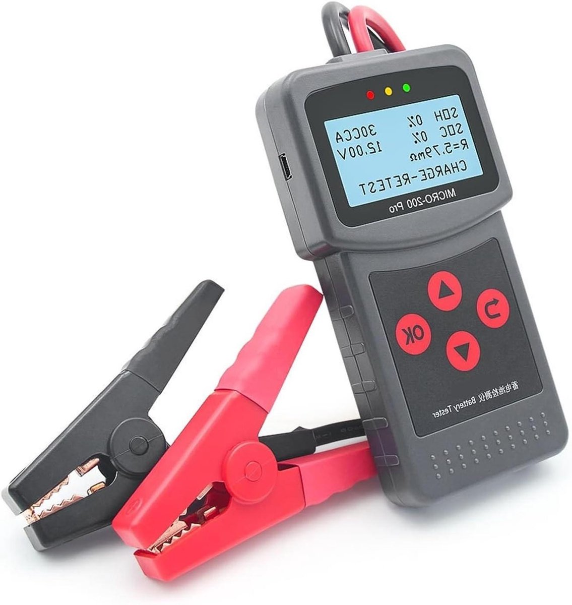 Accubelastester - Autobatterij Tester - Auto Onderhoud - Digitale Diagnose - 12V - One Color