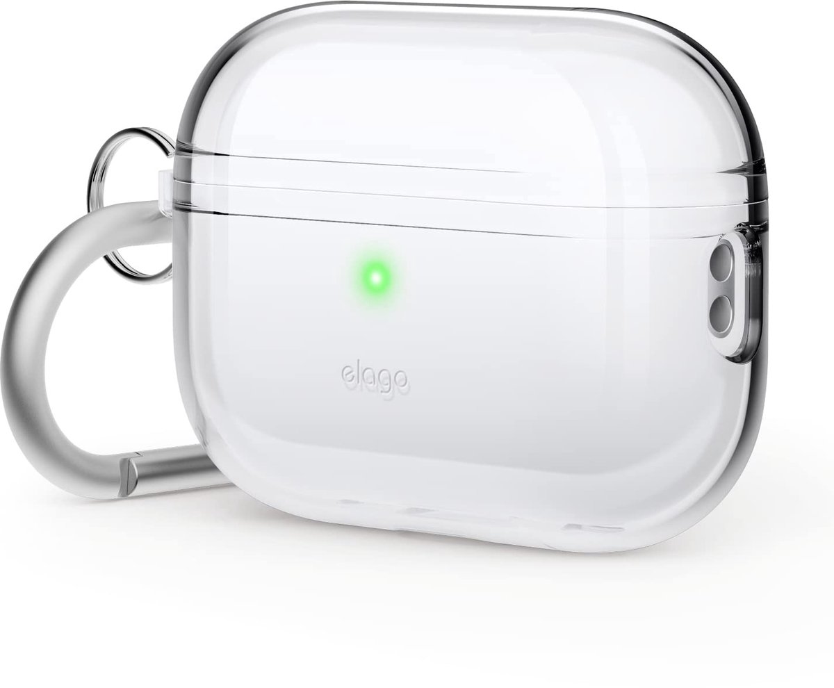 Dailygoods - Doorzichtige Hoesje voor Apple AirPods Pro 2 - Schokbestendig