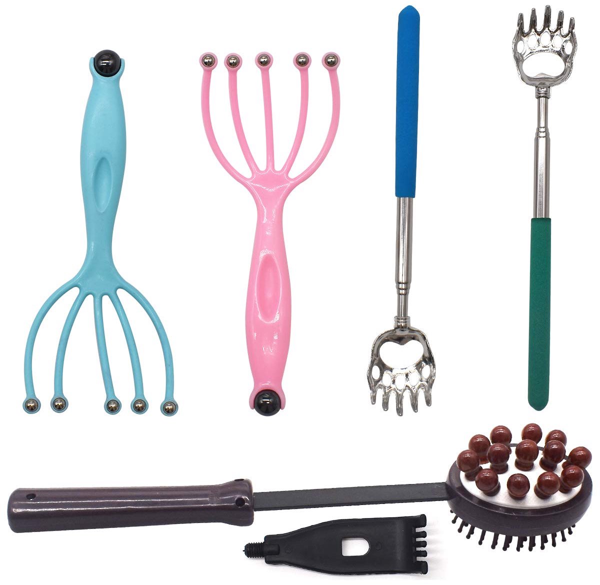 Dailygoods - Jicyor 5 Stuks Claw Massager - Perfect voor Ontspanning en Stressverlichting