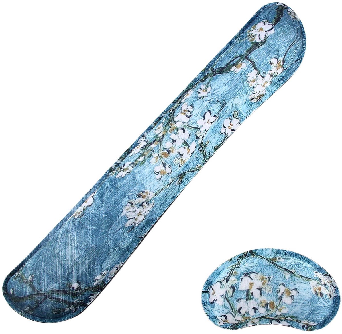 Dailygoods - Ergonomische Polssteun voor Toetsenbord en Muismat - Geheugenschuim Set voor Comfort