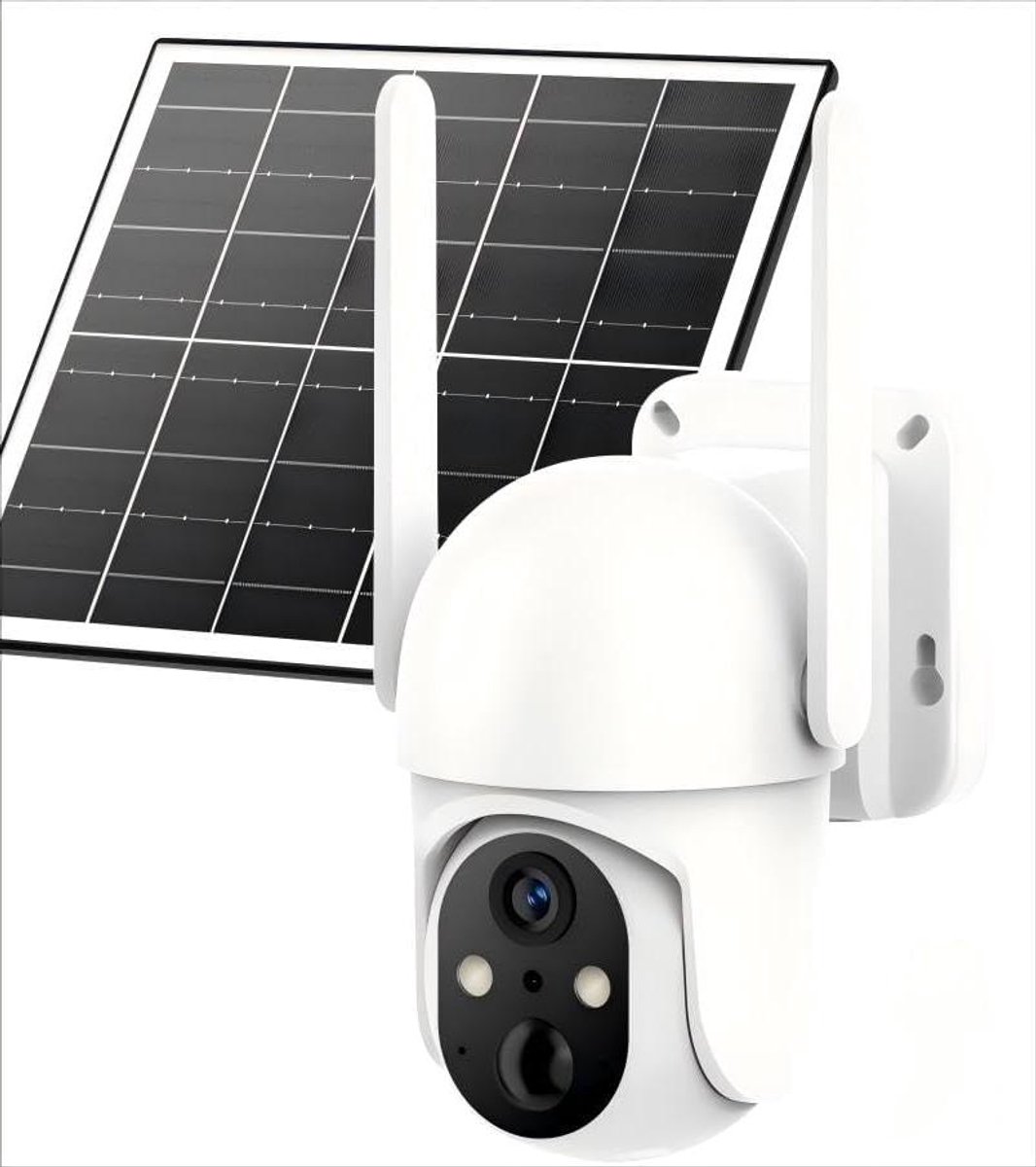 Buiten Beveiligingscamera - IP Camera - Huis Bewaken - 4G LTE Connectiviteit - 2K HD Resolutie - Zwart