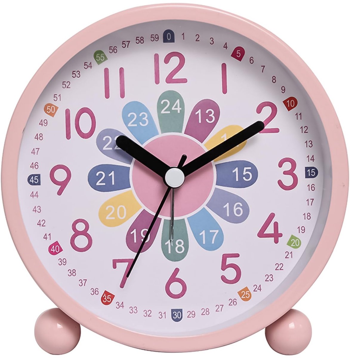 SnelShoppen - Digitale Kinderwekker voor Jongens en Meisjes, Snooze Functie, Analoge Lichtwekker, Kwarts Kinderklok met Nachtlampje, Perfect voor Kame
