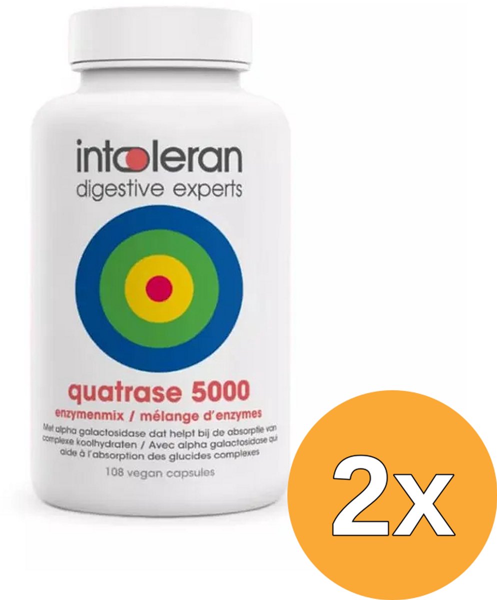 2x Intoleran Quatrase 5.000 (108 capsules)