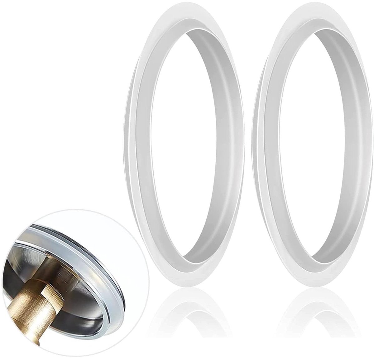 Dailygoods - Afvoerplug Rubber Seal - Transparant