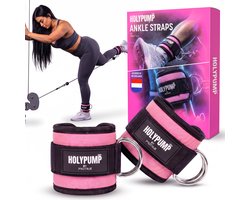 ProTrue® Ankle Straps - Roze Enkel Straps - Enkelband Fitness - Kabelmachine Bodybuilding & Krachttraining