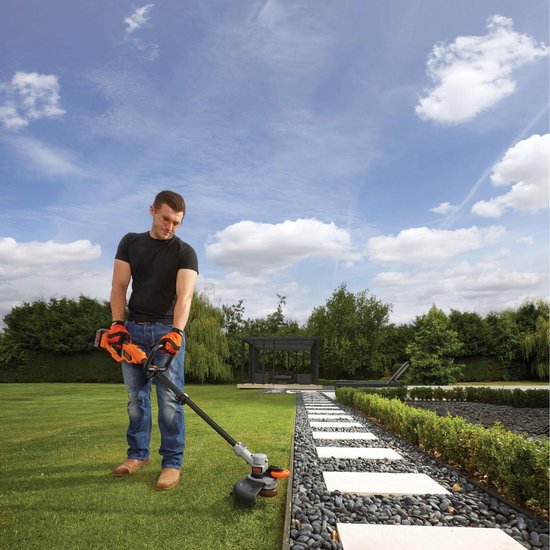 BLACK+DECKER STC1840PC-QW Grastrimmer - 18V - 26cm - inclusief accu en lader van BLACK+DECKER — afbeelding 2