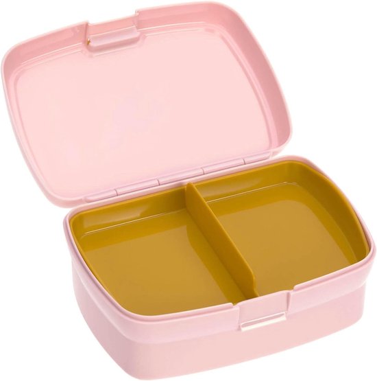 Kinder Lunchbox - Broodtrommel Uitneembaar - School Lunch - BPA-vrij - 17.7 x 13.4 x 7.3 cm - Roze van Kinder — afbeelding 2