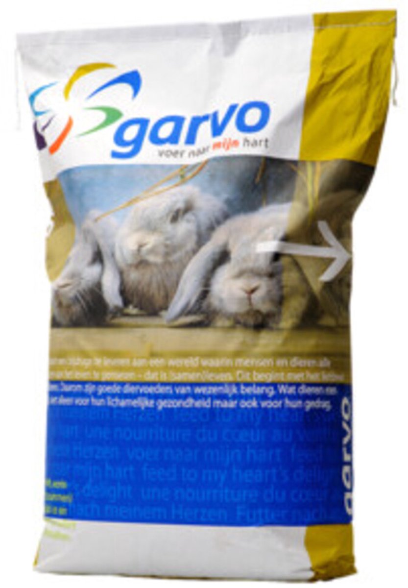 Garvo Gemengd Konijnenvoer met Wortel - 17,5 kg