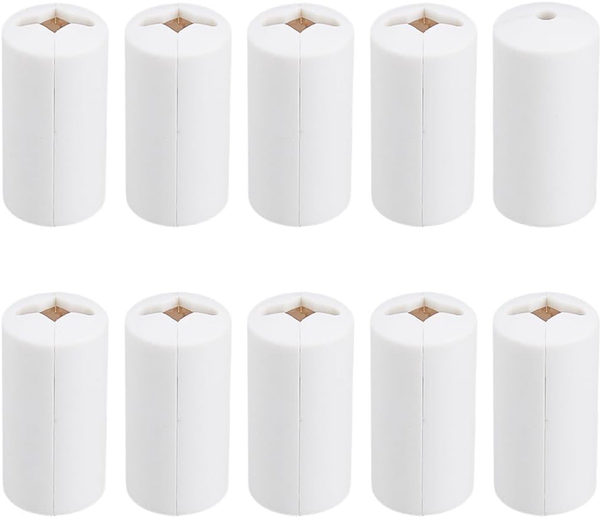 10 stuks - Afzonderlijke luiken trek knop - Anti-verstikking ontwerp condensator raam touw stroom Su hangbal grip - Compatibel met alle horizontale luiken - Geschikt voor huishoudens met kleine huisdieren (wit)