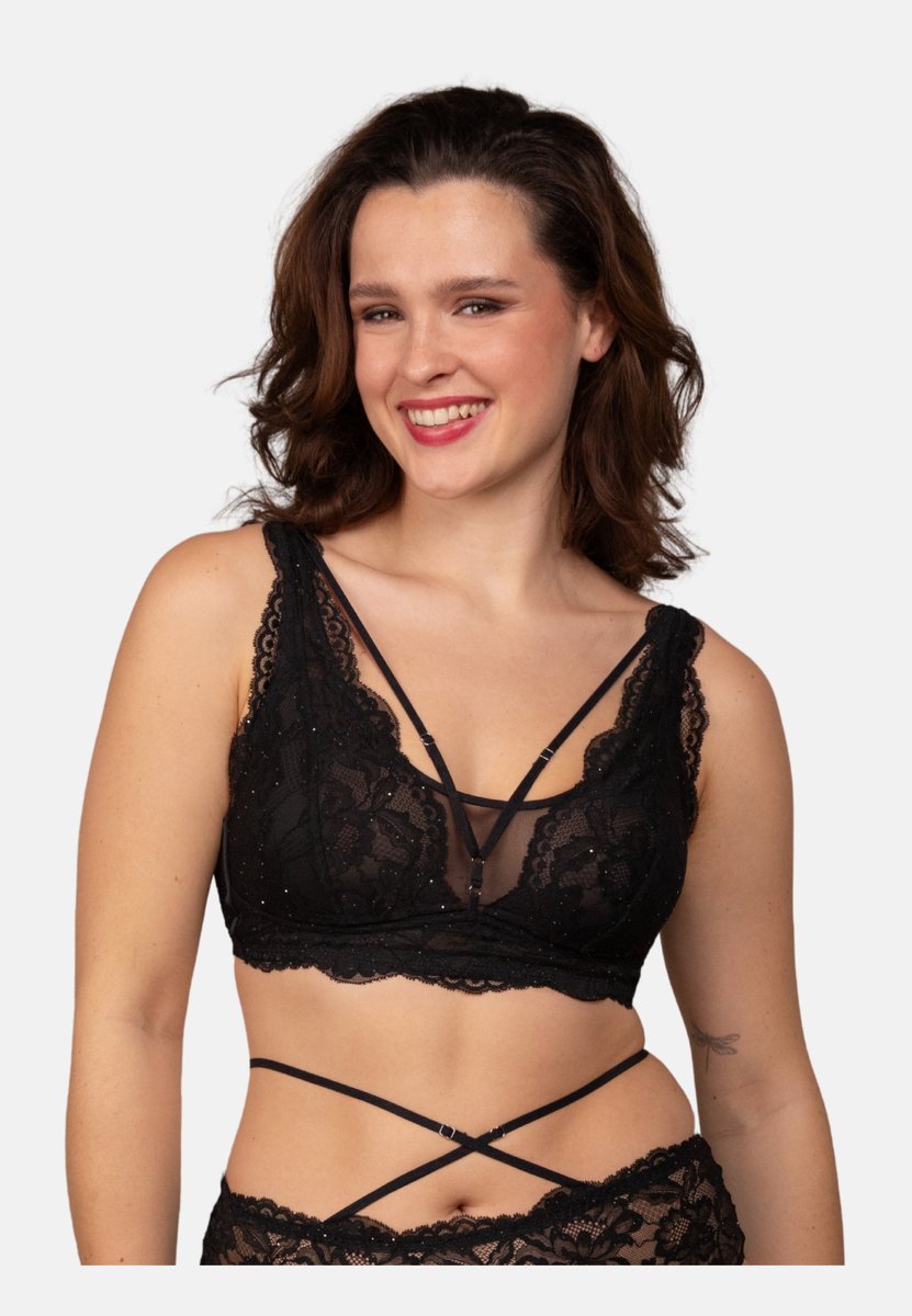Bralette ELVA GLAM Bralettes bügellose BHs,Spitzen-BHs