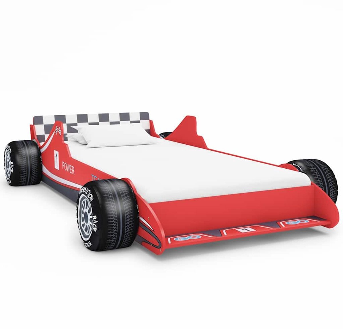 Dailygoods - Kinderbed Raceauto Rood Themabed voor Kinderen