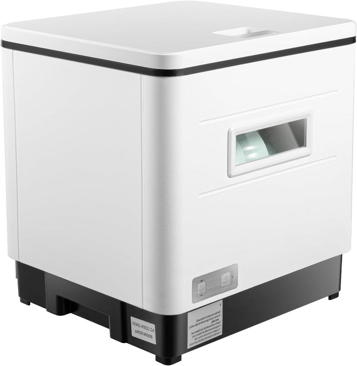 Tafelvaatwasser Compacte vaatwasser Keuken Gemak Stil Werking 6 Sets Capaciteit Wit