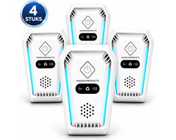 Muizenverjager - 4 Pack - Ultrasonische Ongedierte Verjager - Insecten bestrijden - Muizen Bestrijden - Muizenval - Nassauproducts