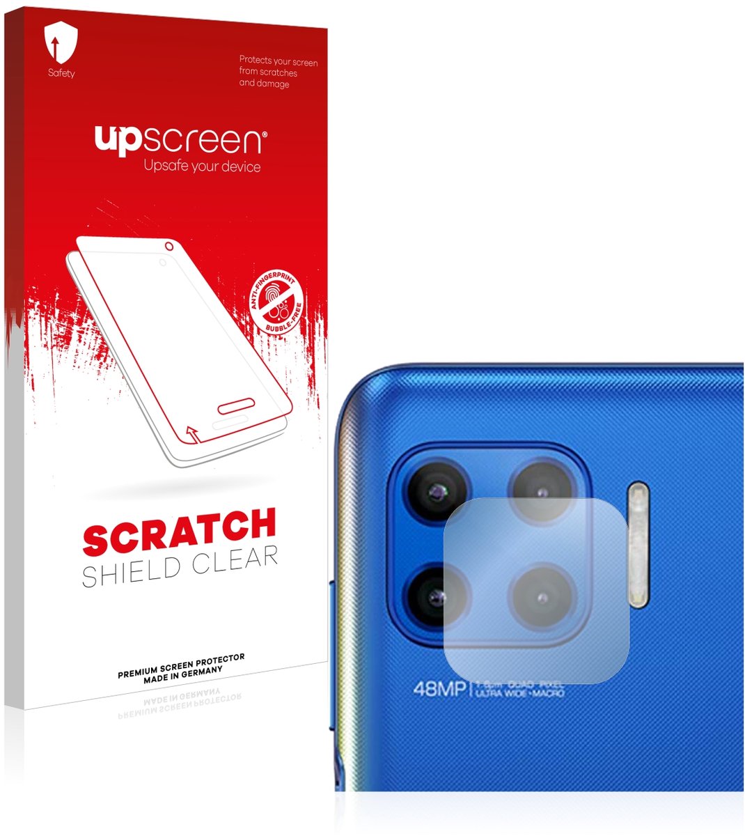 upscreen - Screenprotector voor Motorola Moto G 5G Plus (ALLEEN Camera Lens) - Folie Beschermfolie transparant