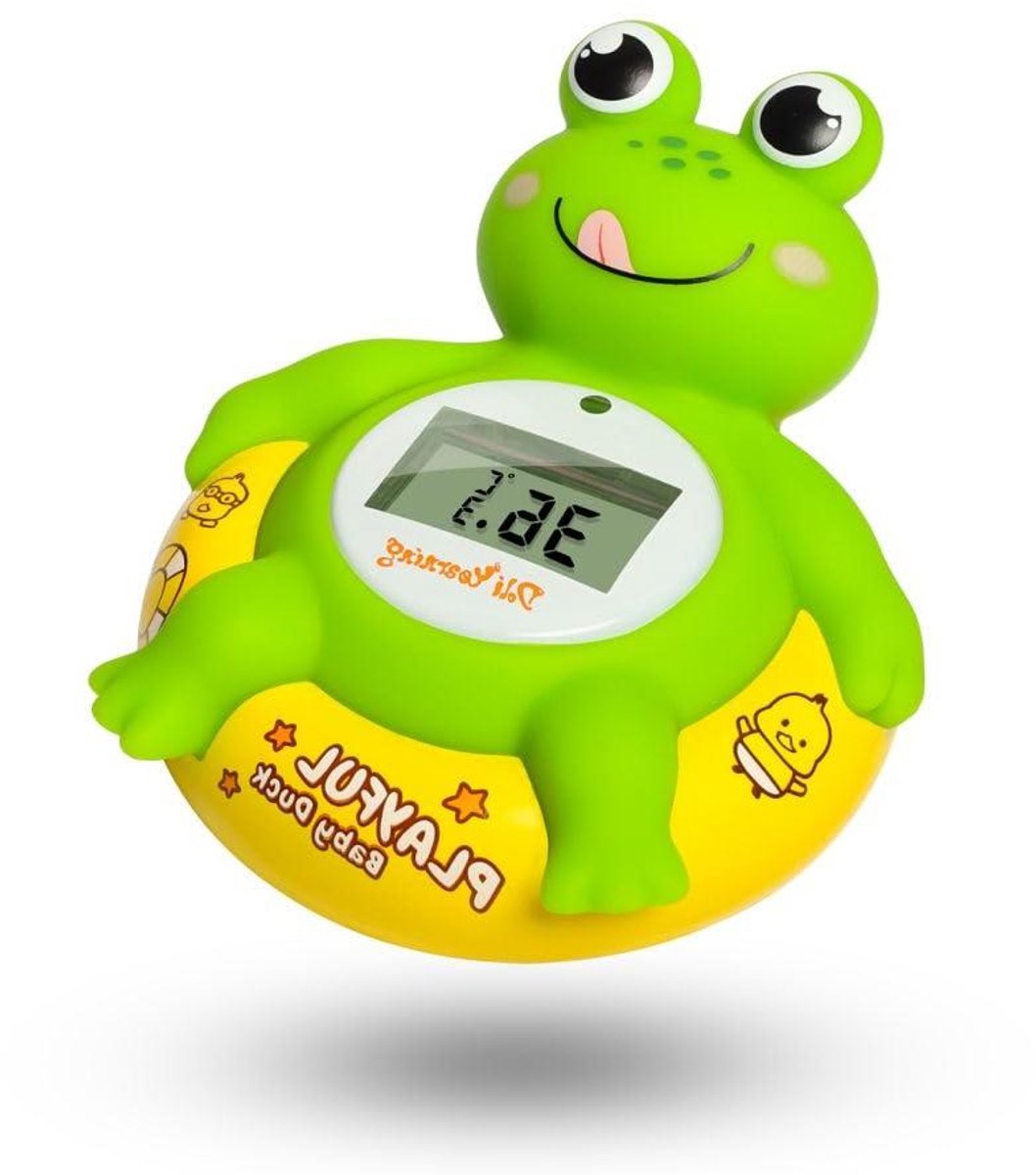Badthermometer Speelgoed - Drijvende meter - Veilig badplezier - Automatische activatie - 9 x 8 x 5 cm - Multicolor