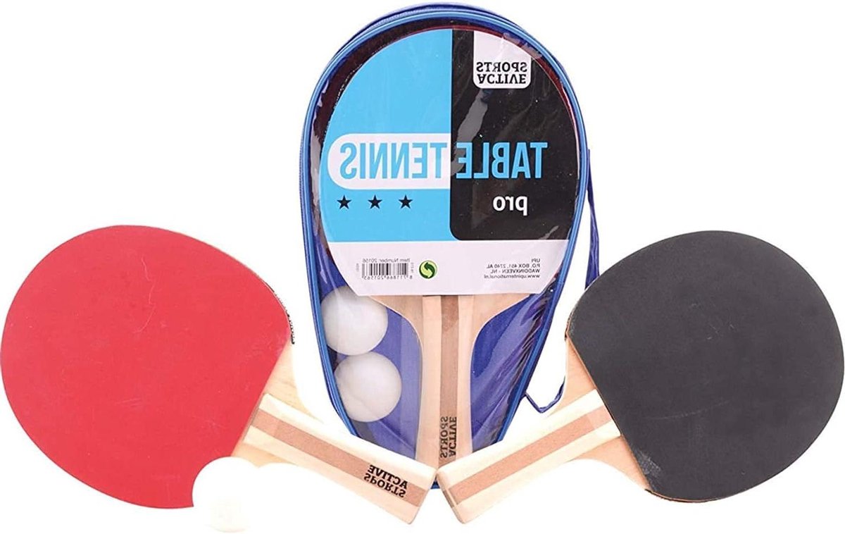 Tafeltennis Set - Pingpong Set - Sport Spel - Inclusief 2 Batjes - 27 cm Lengte - Niet gespecificeerd