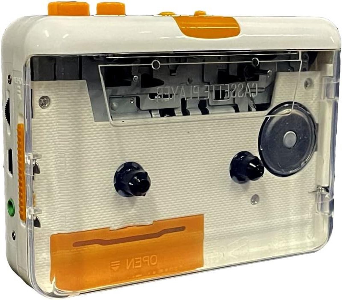 Cassetterecorder - Walkman speler - Oude cassettes omzetten - MP3 converter - 15 x 11 x 4 cm - Zwart